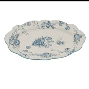 Way to Celebrate Ceramic Oval Serving Tray